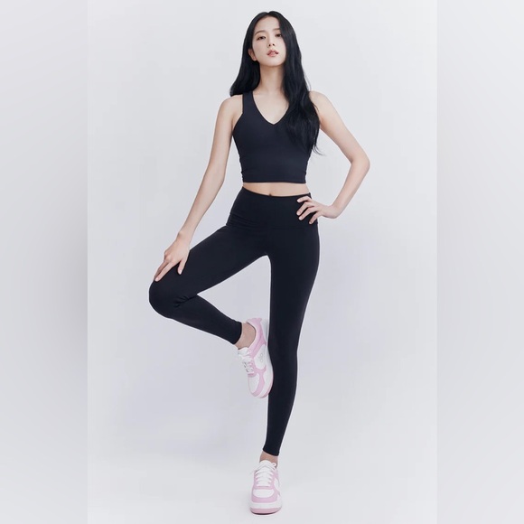 Alo 7/8 High-Waist Airbrush Legging Small Black - Picture 4 of 12